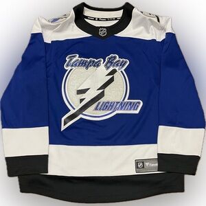 Tampa Bay Lightning Blank Reverse Retro 1.0 Fanatics NHL Hockey Jersey Size S